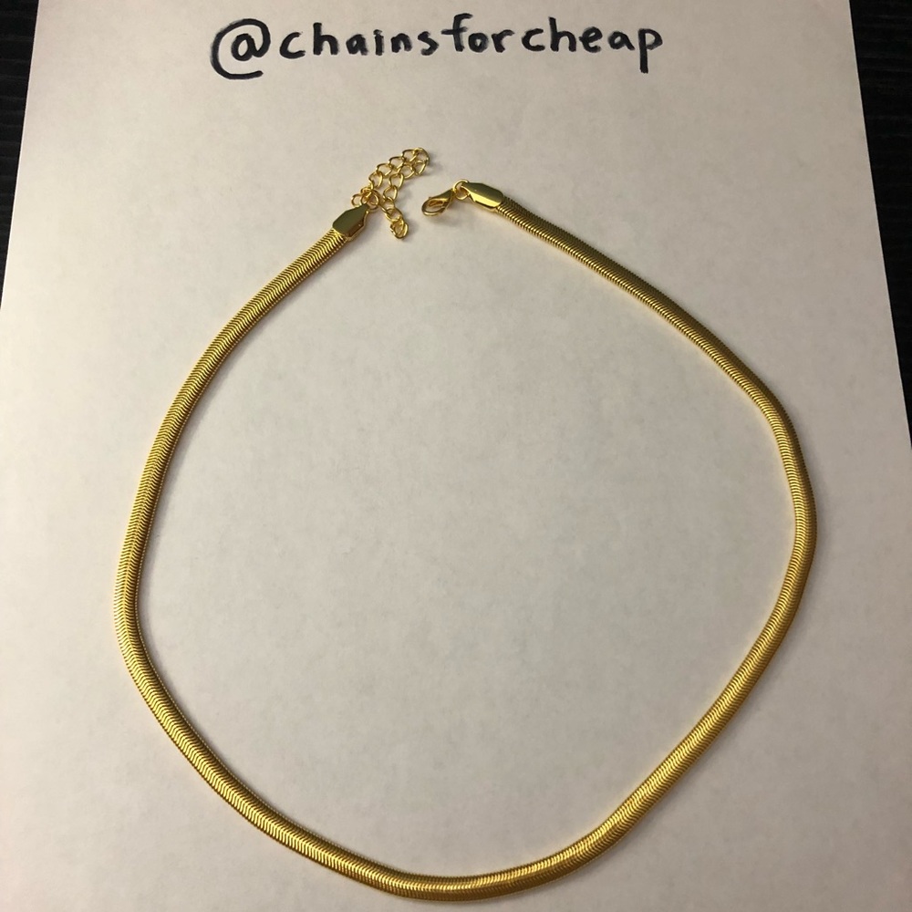 Men’s snake gold chain